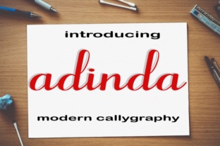 Adinda Font: A Handwritten Typeface That Brings Warmth to Branding