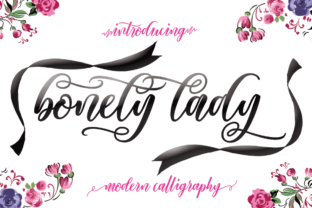 BonetyLady: A Handwritten Font for Thoughtful Brand Design