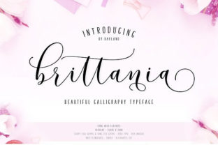 Brittania: A Modern Calligraphy Font for Digital Design