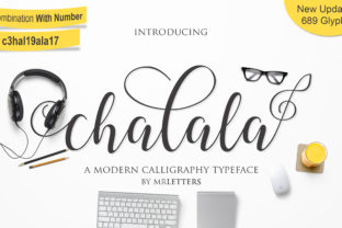 Chalala Script Font Brings Handmade Charm to Your Craft Products
