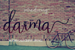 Darma: A Handwritten Font with Real Branding Character