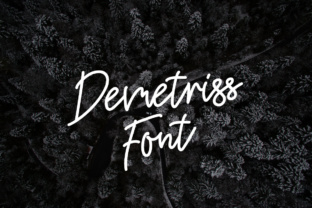 Demetriss: A Handwritten Font That Brings Personality to Web Design