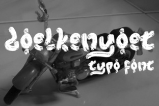 Doelkenyoet: A Hand-Painted Brush Font for Authentic Branding