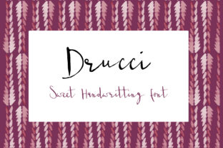 Drucci Handwritten Font: The Typeface for Crafters and Makers