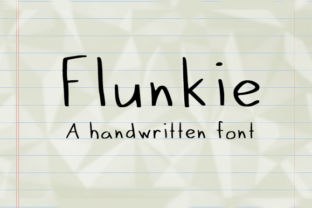 Flunkie: A Clean Handwritten Font for Modern Marketers