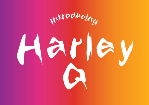 Harley Q Font: A Bold Display Typeface for Edgy Brand Identity