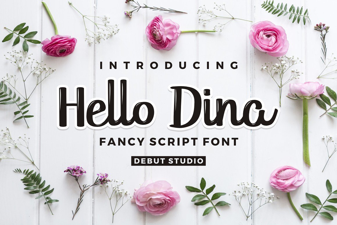 Hello Dina: A Thoughtful Script Typeface for Editorial Identity