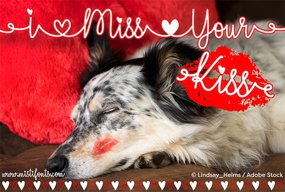 I Miss Your Kiss: A Script Font That Brings Warmth to Editorial Design