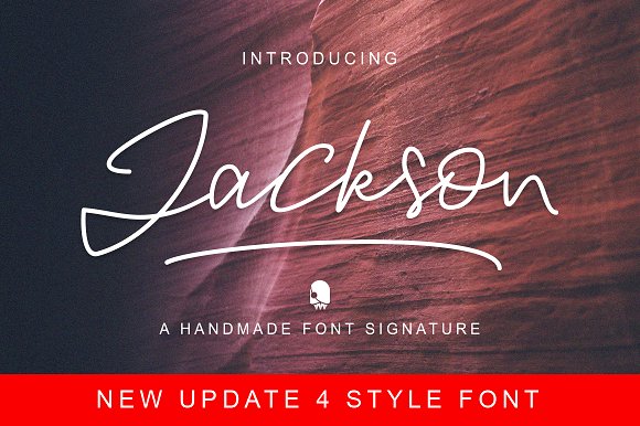 Jackson Script: A Fresh Font for Handmade Products & Craft Design