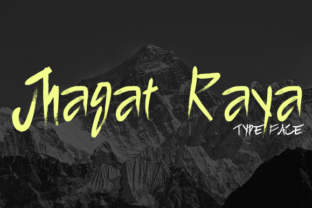 Jhagat Raya: A Hand-Painted Typeface for Bold Campaigns