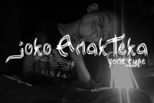 Jokoanakteka: A Rough Brush Font That Demands Attention