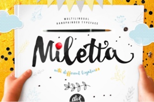 Miletta: A Handwritten Font for Editorial Design
