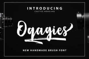 Oqagies: A Brush Font for Scroll-Stopping Visuals
