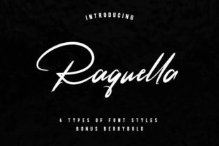Raquella: A Handwritten Typeface with Digital Charm for Web Designers
