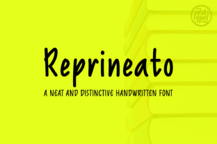 Reprineato Review: A Bold Handwritten Font for Campaign Design