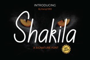 Shakila: A Smooth Line Font for Creative Projects