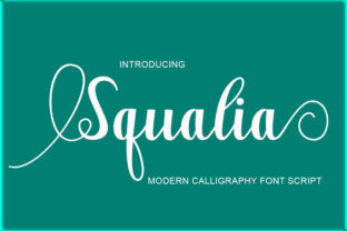 Squalia: A Modern Calligraphy Font for Thoughtful Branding